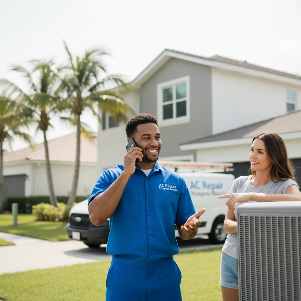 AC Repair Pompano Beach customer support in Merrick